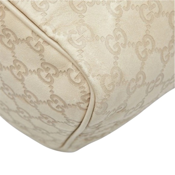 Gucci Guccissima Beige Monogram Satchel - Picture 6 of 6